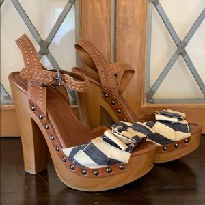 Jessica Simpson Nautical Platform Heels